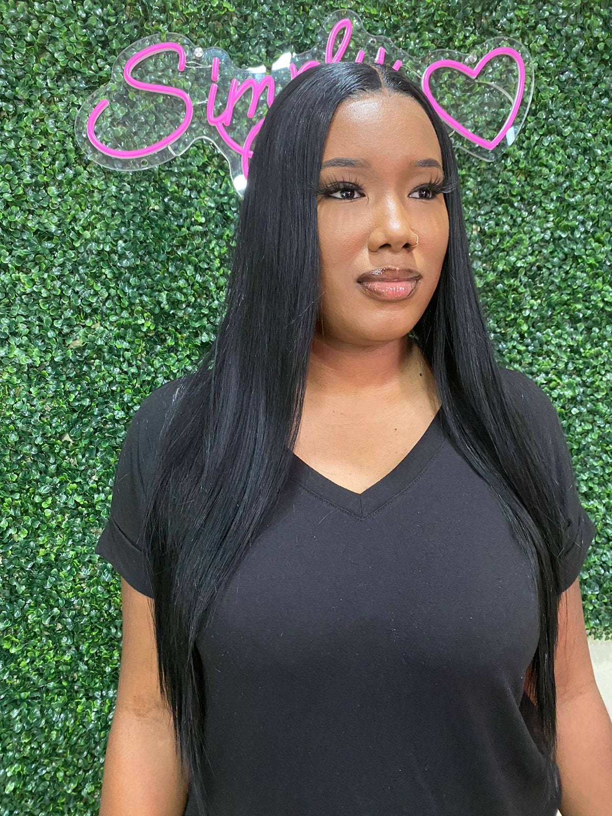 13x6 Synthetic Straight Front Lace Wigs