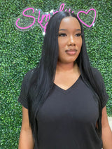 13x6 Synthetic Straight Front Lace Wigs