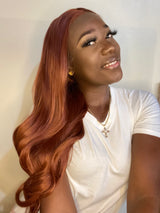 13x6 Synthetic Straight Front Lace Wigs - Melanin Sisters Hair Dynasty 