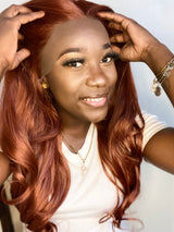 13x6 Synthetic Straight Front Lace Wigs - Melanin Sisters Hair Dynasty 